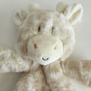 Demdaco Giraffe Lovey Security Blanket Rattle Plush Soft Baby Toy